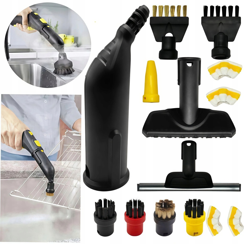 14 X Velká Sada Pro Napařovače Karcher SC1 2 3 4 5 Utěrky Kartáčky Tryska