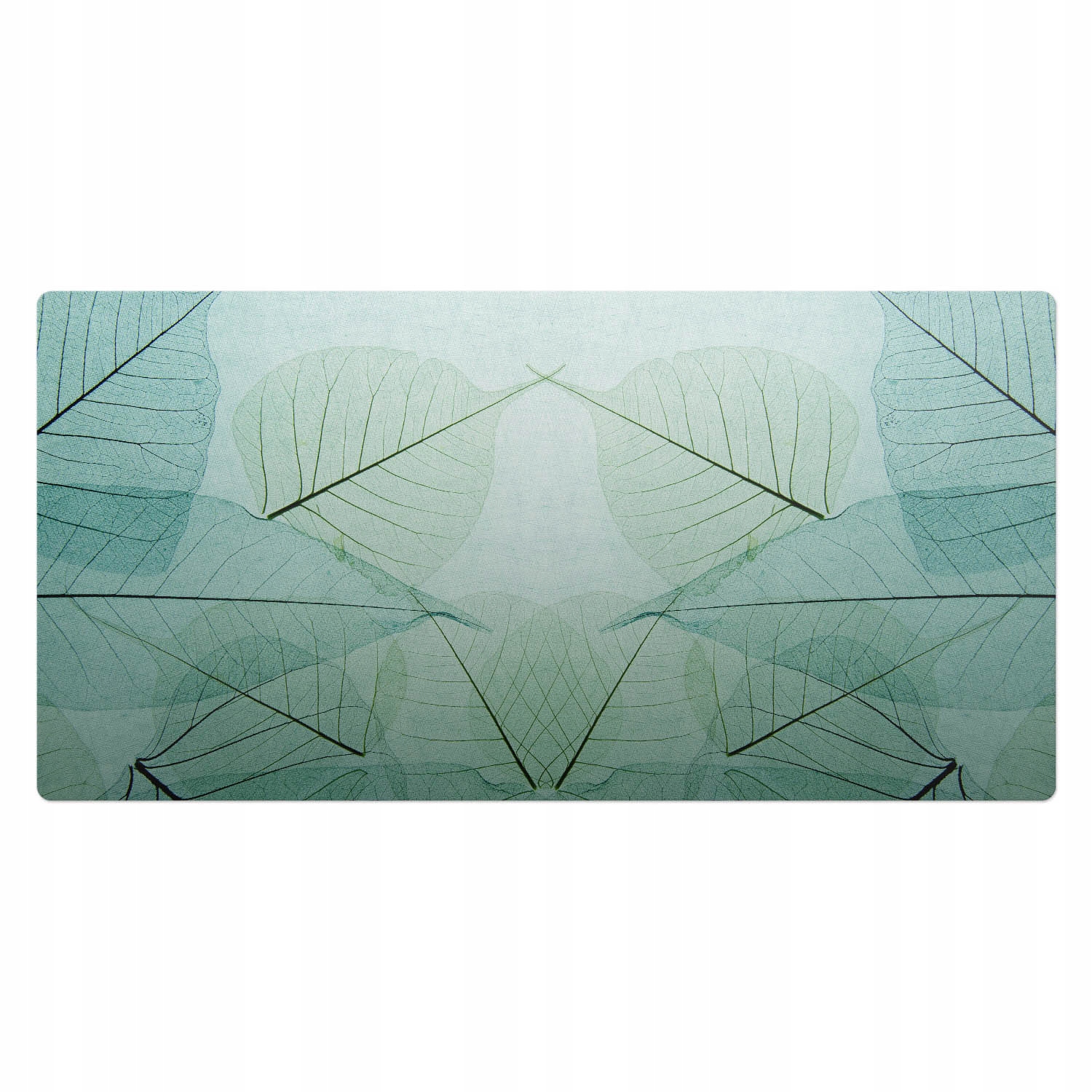 Elegantní dekorativní podložka na psací stůl Symetrické listové motivy 100 x 50 cm