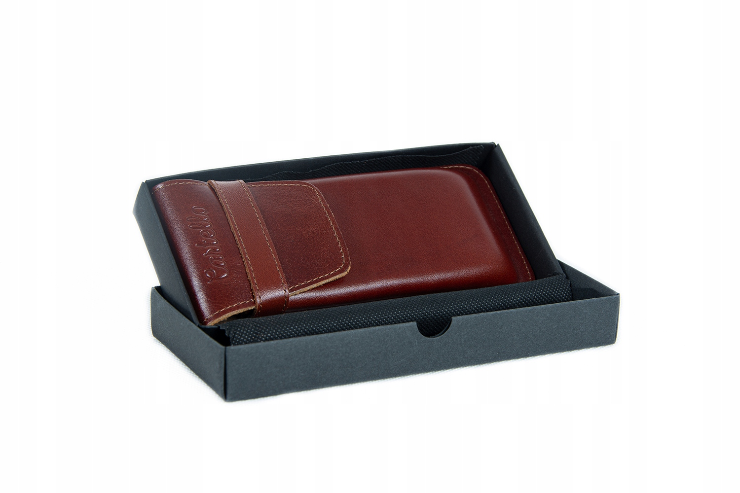 SKÓRZANY duży PIÓRNIK etui CARTELLO BO4-14