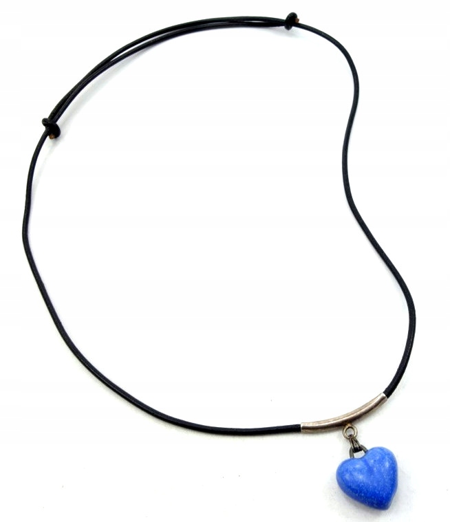 Nastaviteľný strieborný náhrdelník s príveskom na remienok prívesok z kameňa srdce