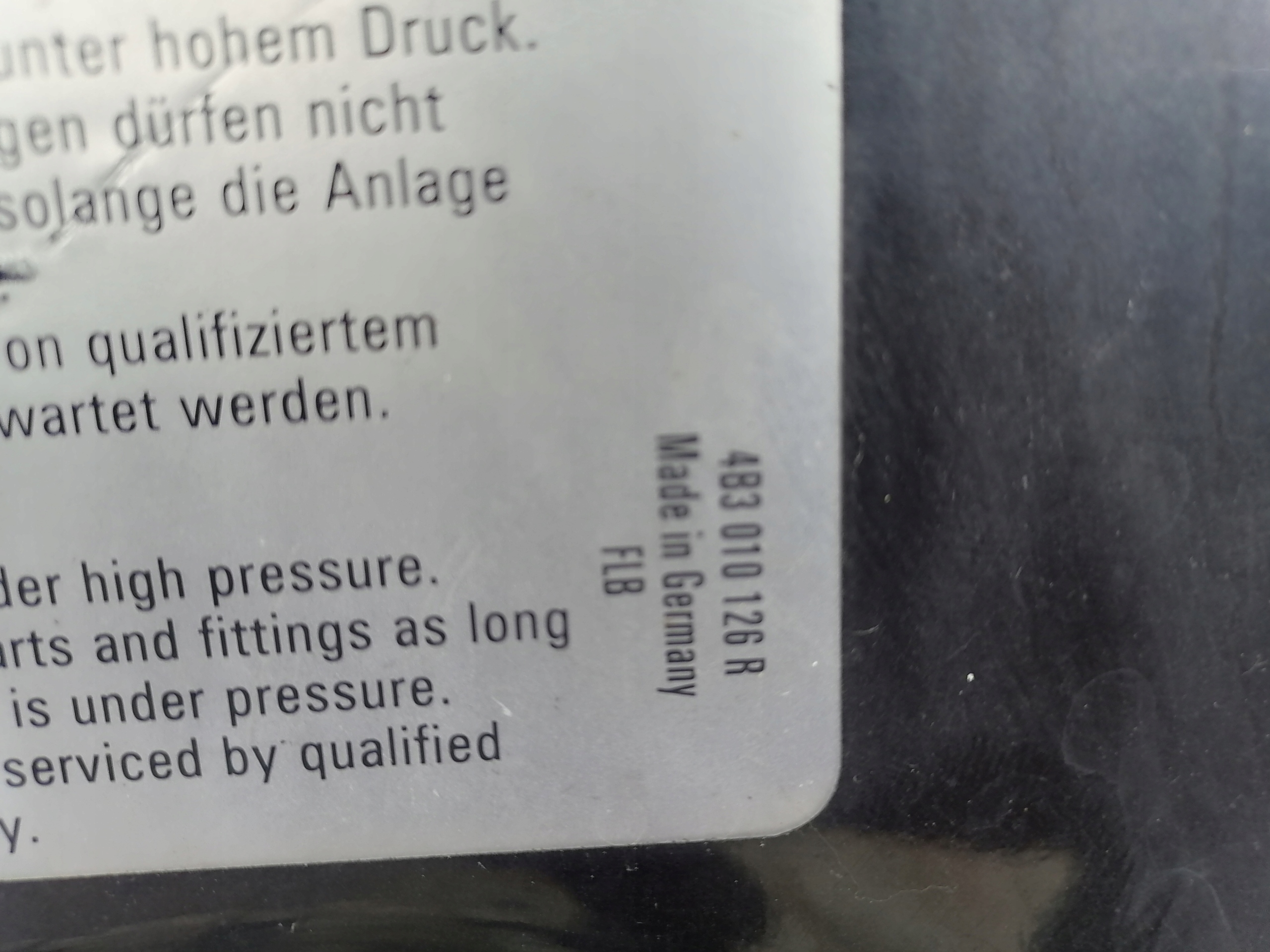 bonnet AUDI A6 C5 - does not have KODU LAKIERU PRZEDLIFT