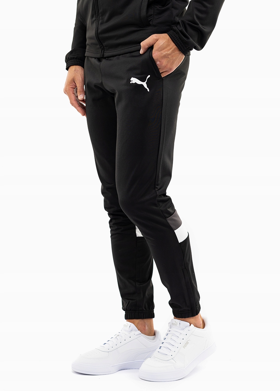 Puma dres męski komplet sportowy dresowy bluza spodnie Team Rise r. L Rozmiar L