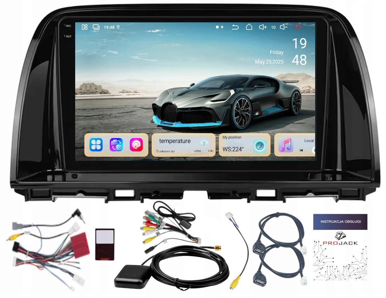 Autorádio Navigace Mazda CX-5 2012-2017 Android 8GB 256GB Sim