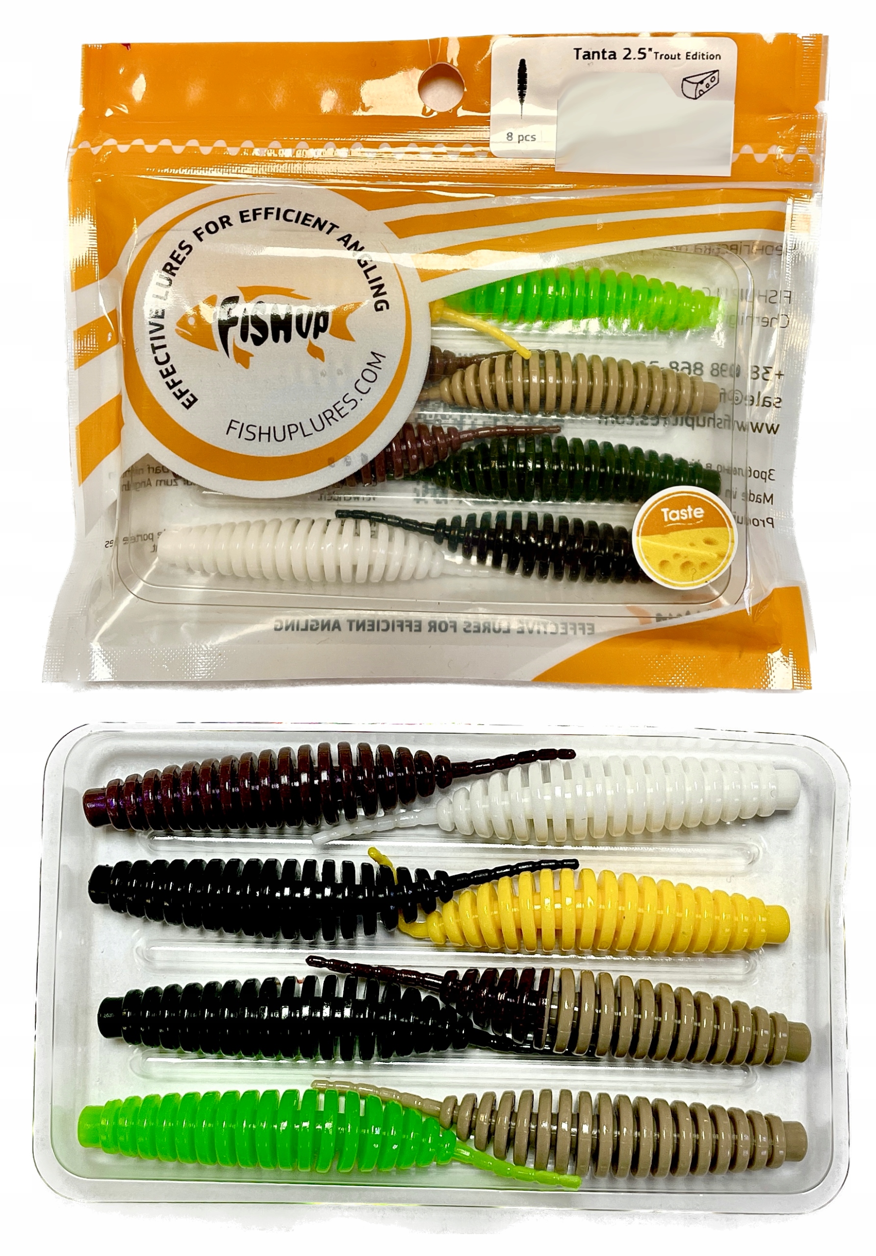 

Zestaw FishUp Tanta 2.5" Cheese Mix Na Pstrąga