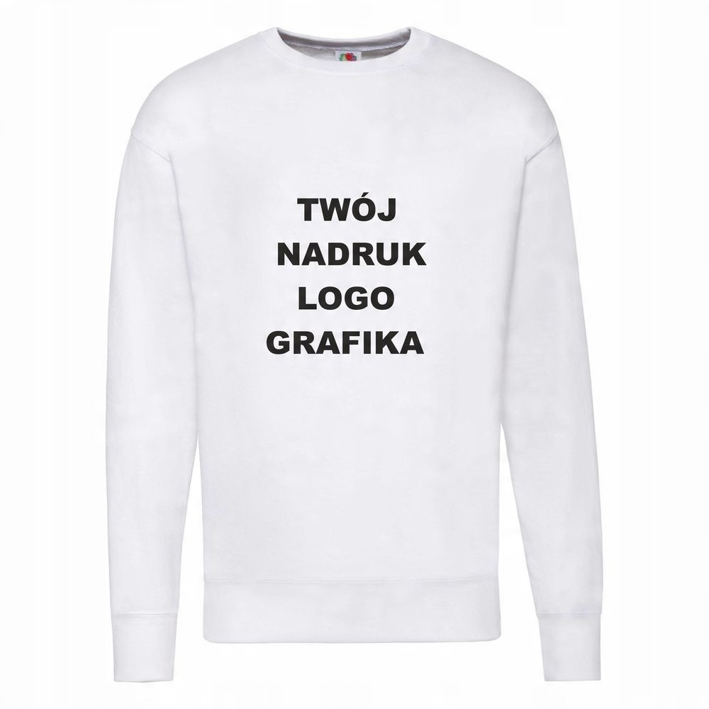 

Bluza z Własnym Nadrukiem napisem M 178cm