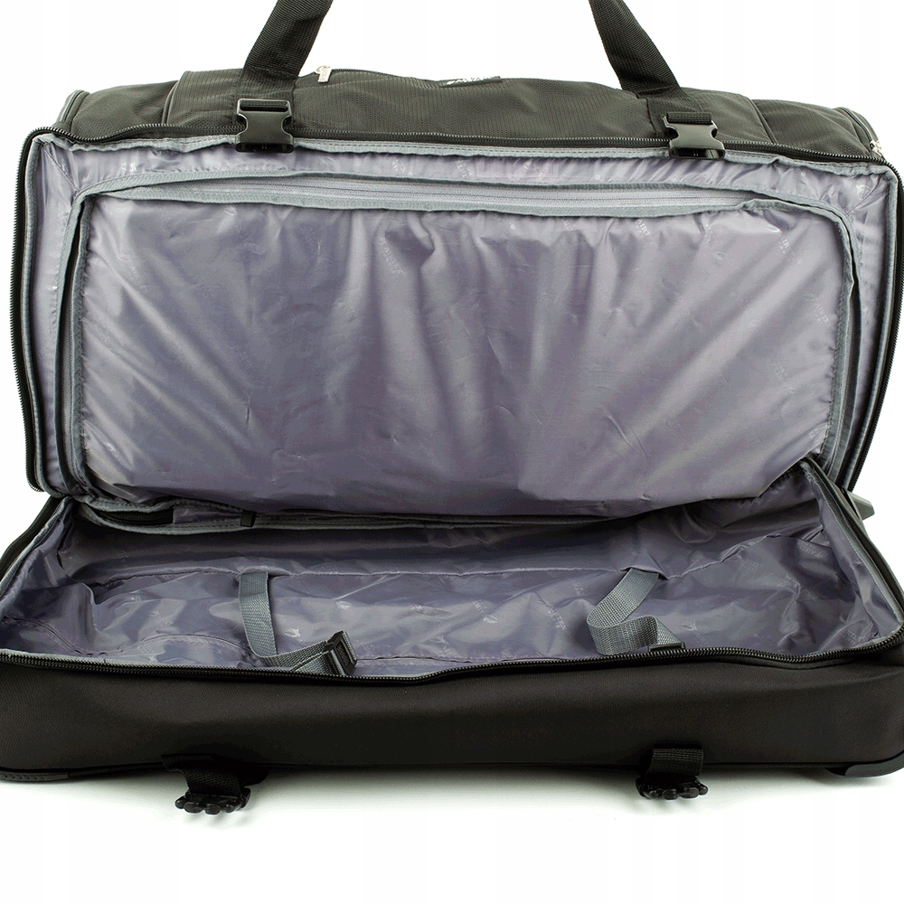 Дорожня сумка на коліщатках двосекційна середня 80л.Ширина (довга сторона) 63 див.