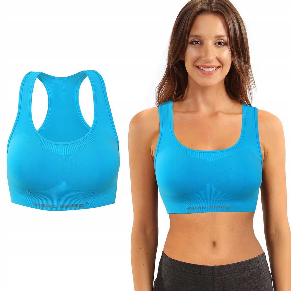 

Biustonosz sportowy Top damski bezszwowy L/XL