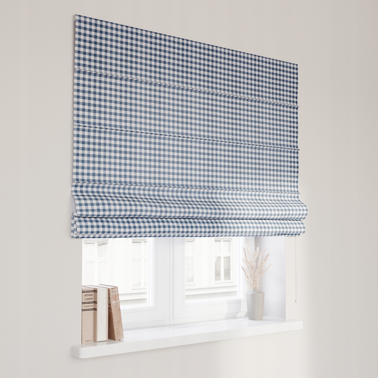 Hotová římská roleta Capri 100 x 170 cm modrá