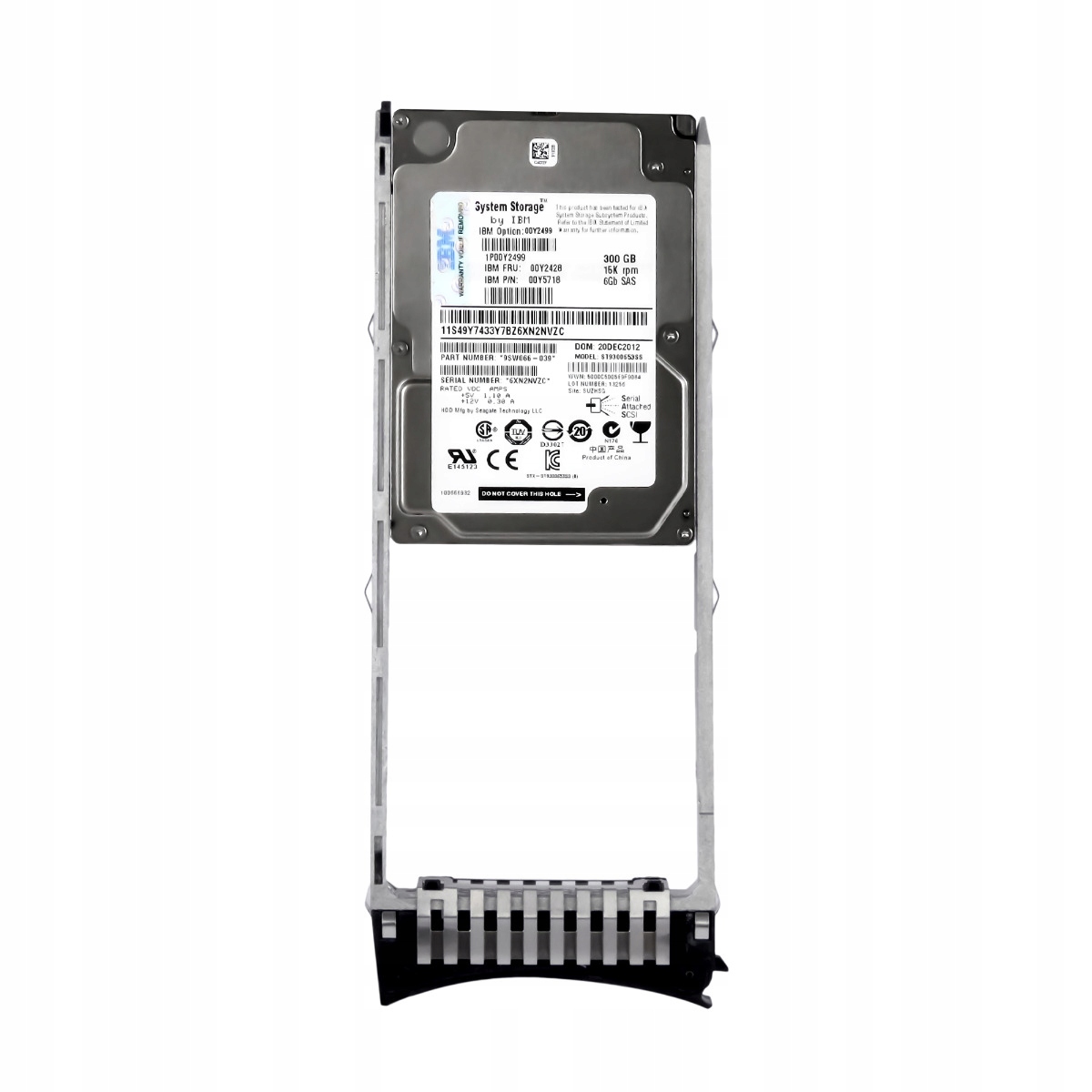 Ibm 00Y2428 00Y5718 300GB 15K 64MB SAS-2 2,5'' ST9300653SS