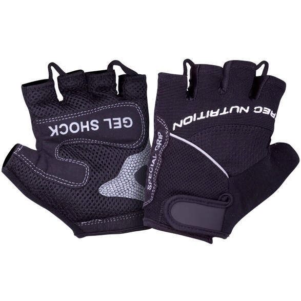 Trec Rękawiczki Treningowe Gel Shock Black Rękawice Na Siłownię|roz. XL