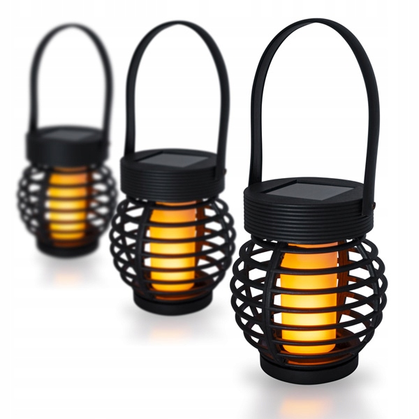 

Lampiony Solarne Led Ogrodowe Na BALKONx3 Latarnia