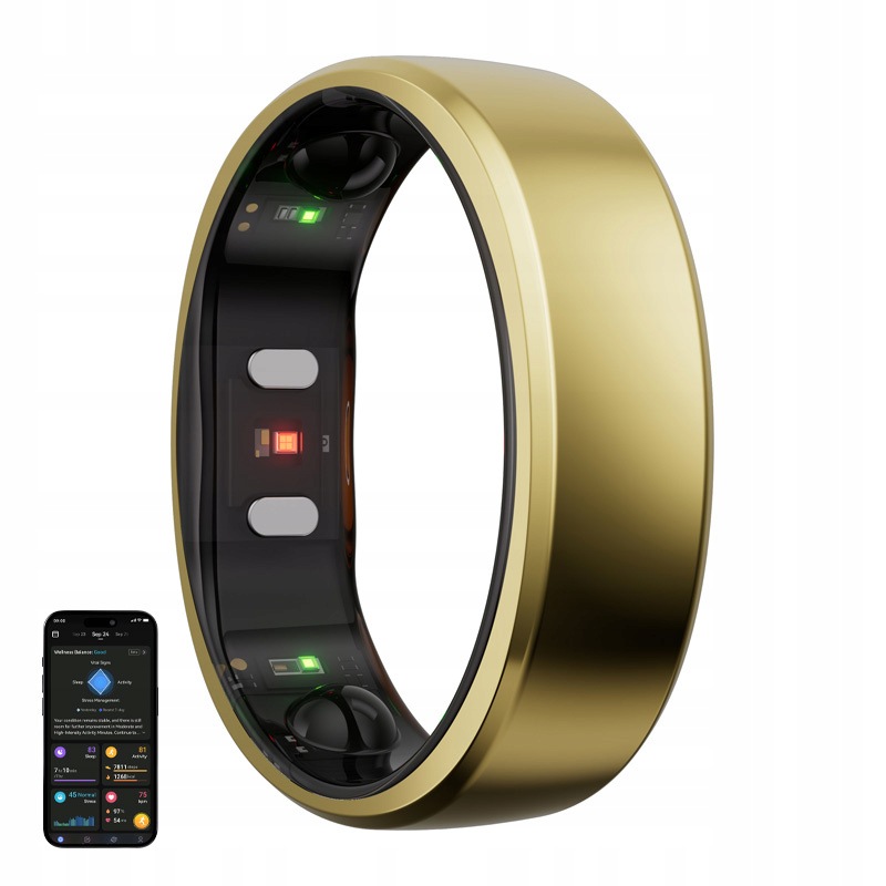 Smartring Ringconn Gen 2 RCA-01 velikost 8 (zlatý)