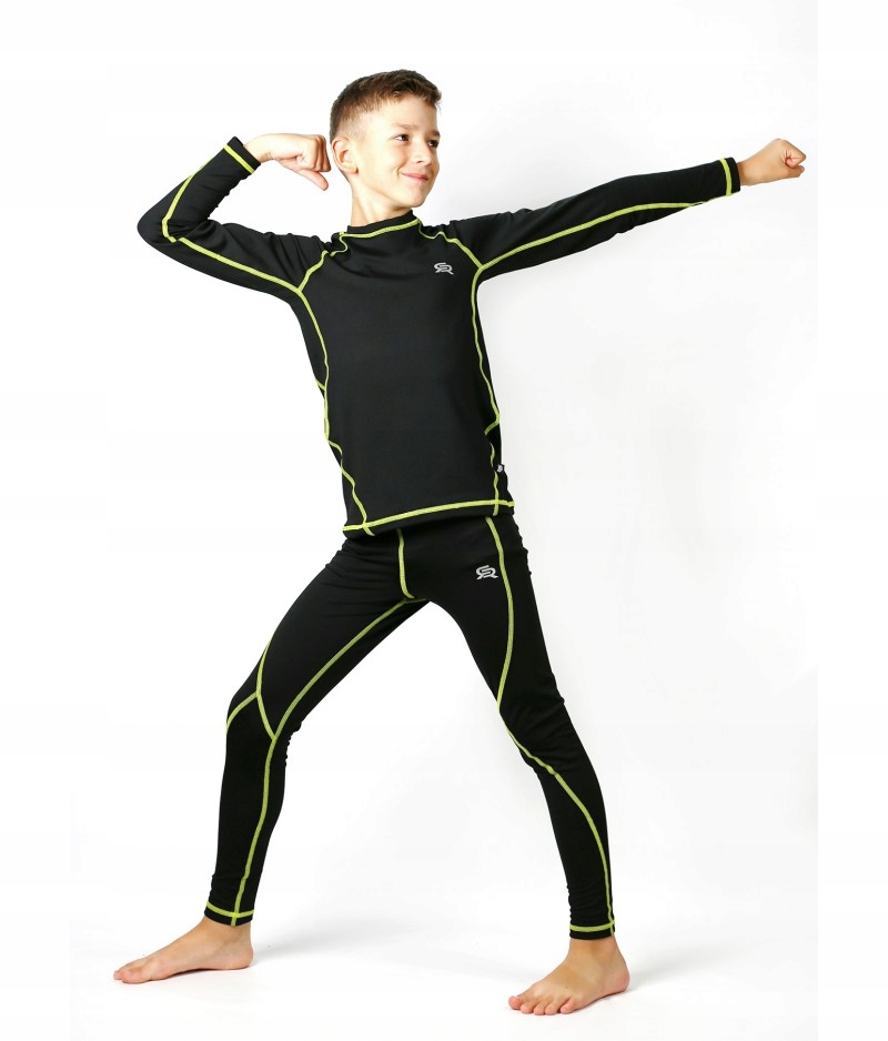 Bielizna leginsy bluza termoaktywna DZIECIECA 128 Model KRIS