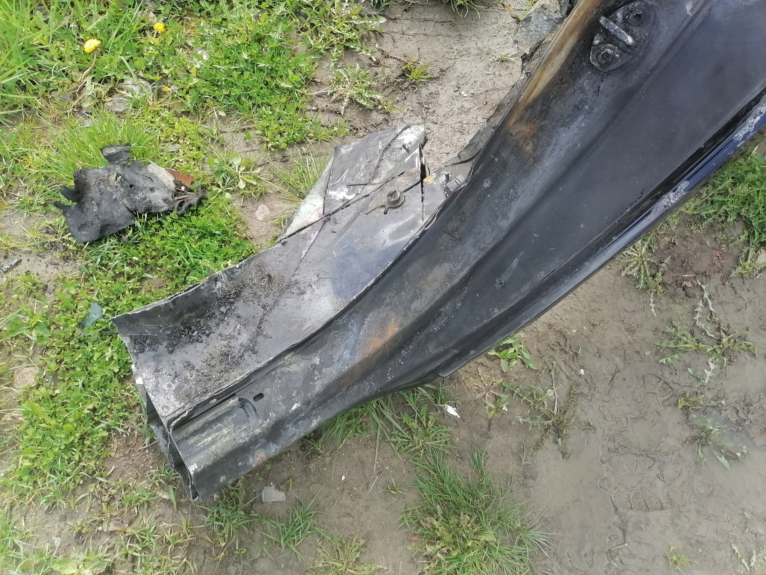 quarter left left rear part Audi a6 c8 sedan