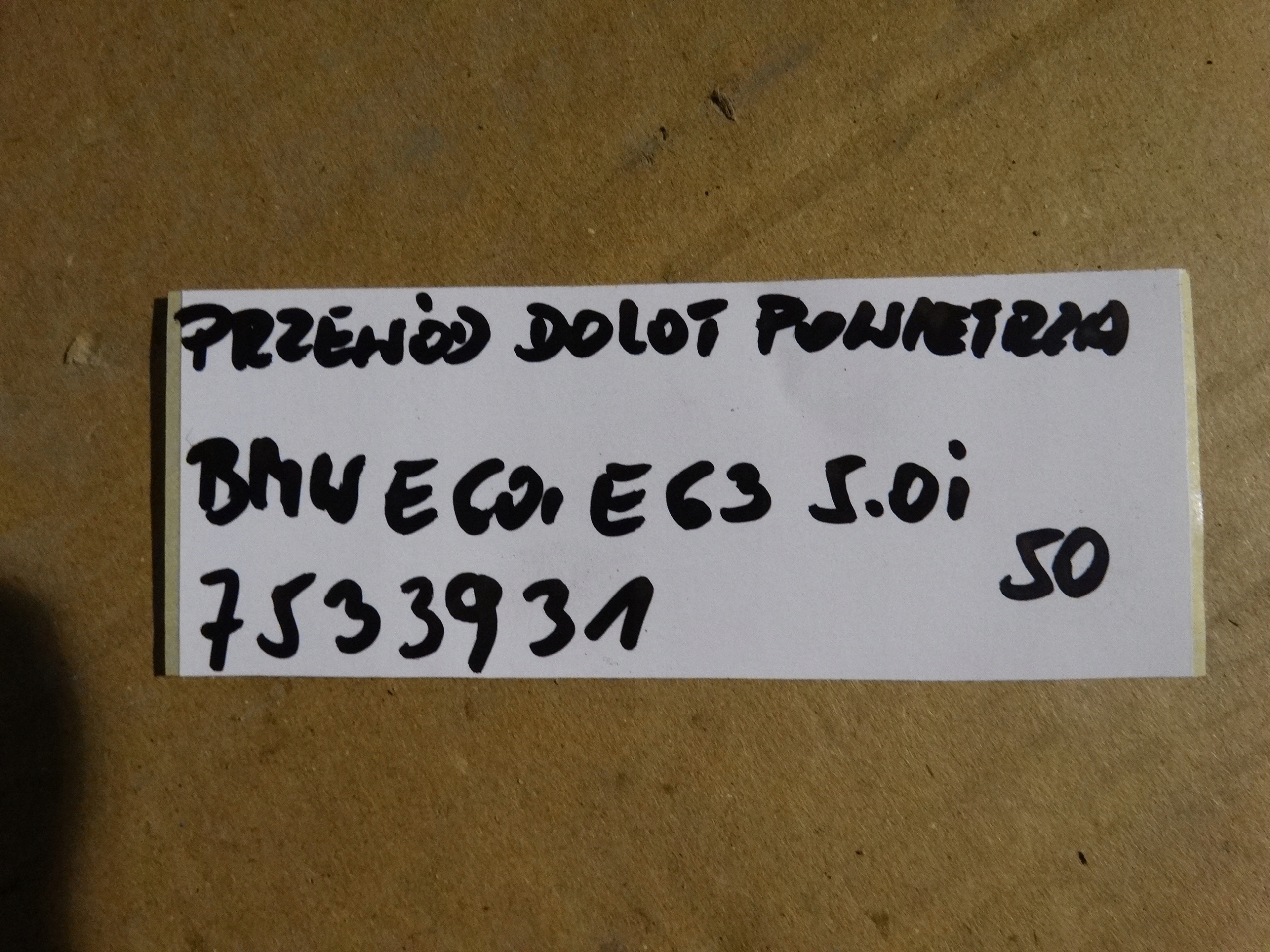 IDEALNY wiring air BMW E60 E63 5.0i 1