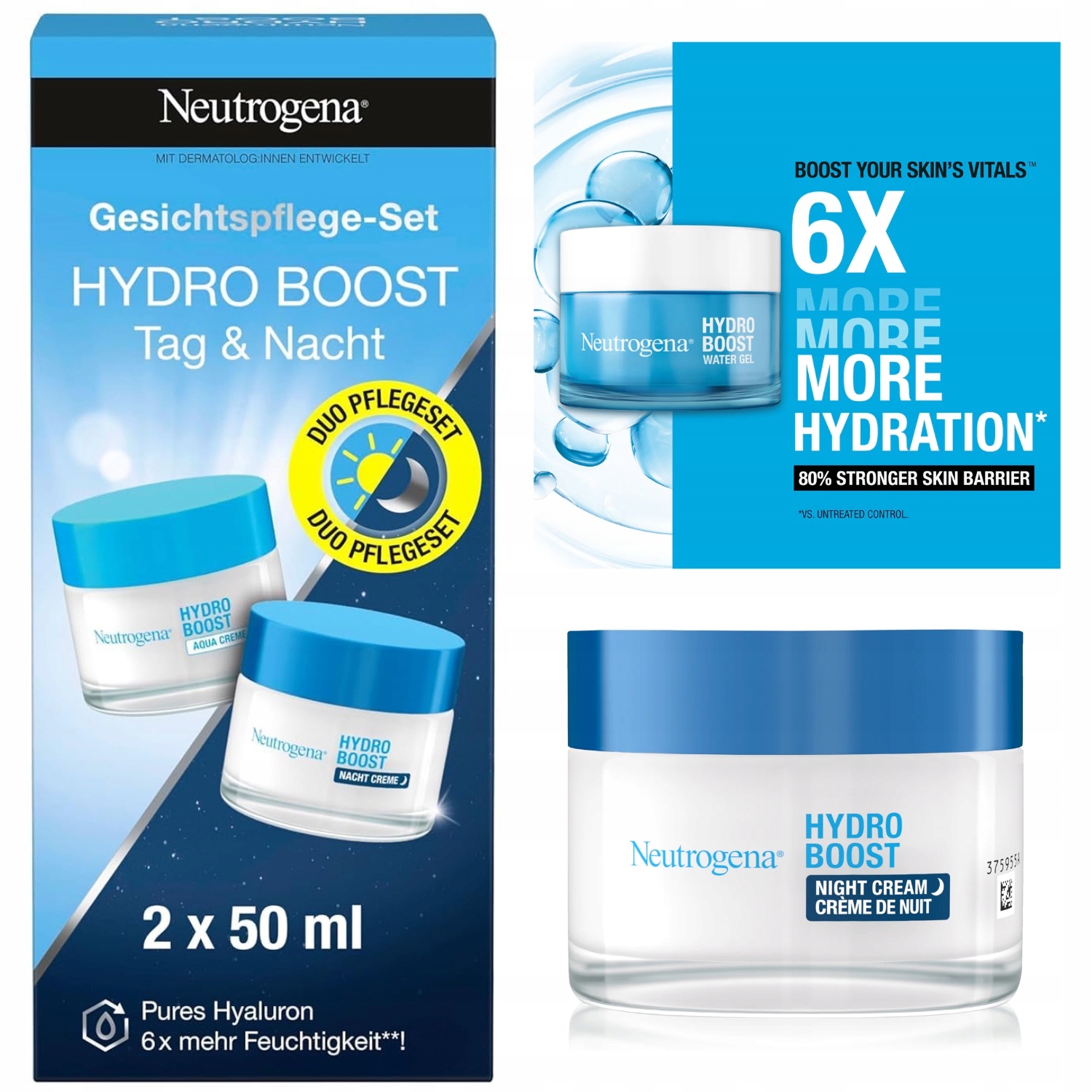 Hydro Boost Zestaw Krem Na Dzień i Na Noc