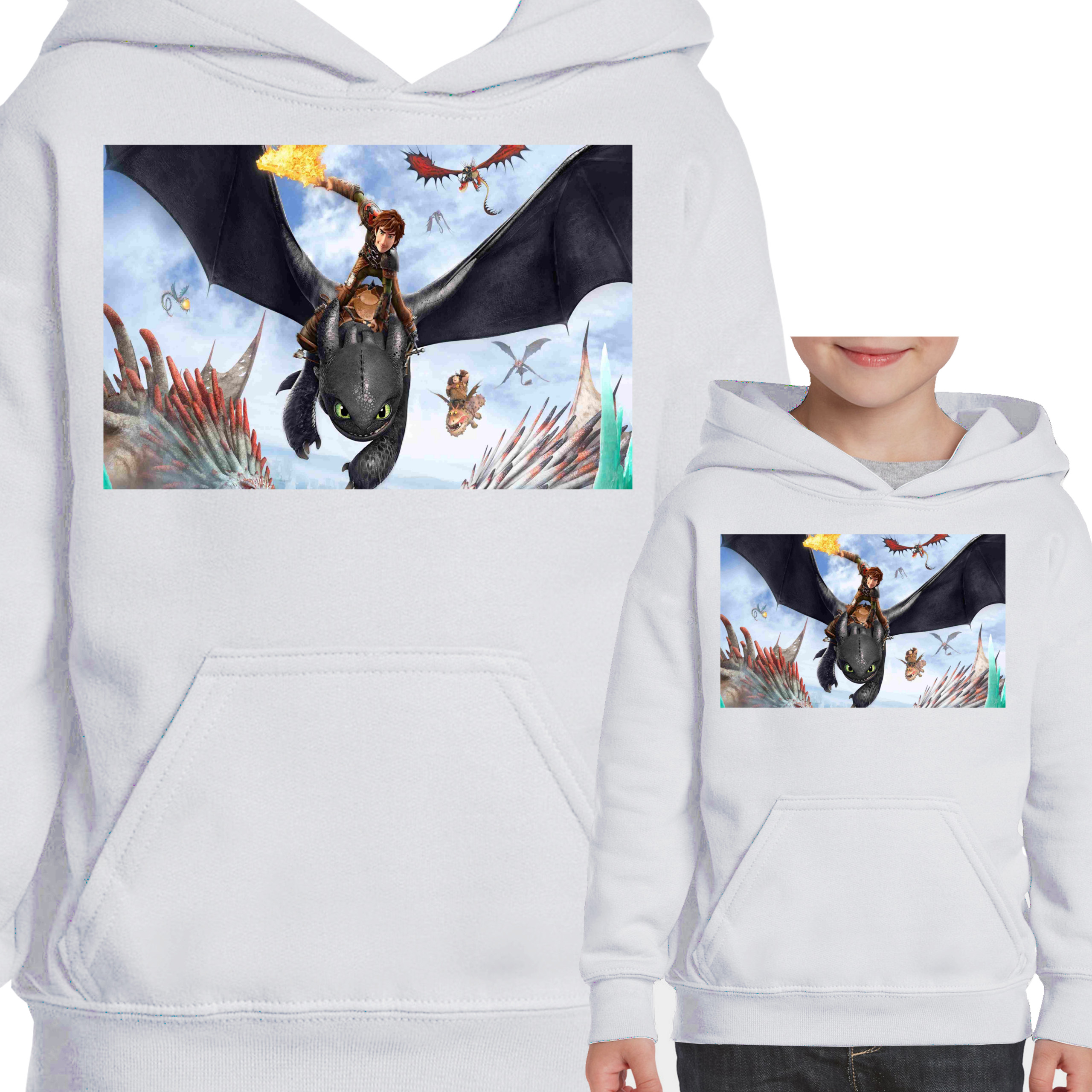 

3061 Bluza Z Kapturem Jak Wytresować Smoka 128