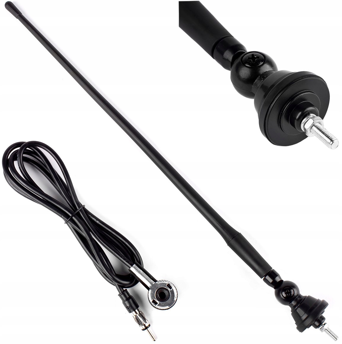 

Antena Samochodowa Radio Bat Masz 34cm Adapter 5mm