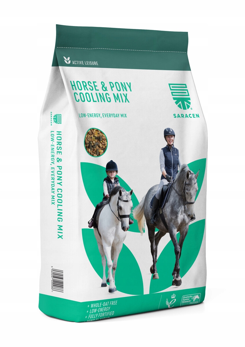 Pasza musli dla koni i kuców bez owsa ziołowa 20 kg Saracen
