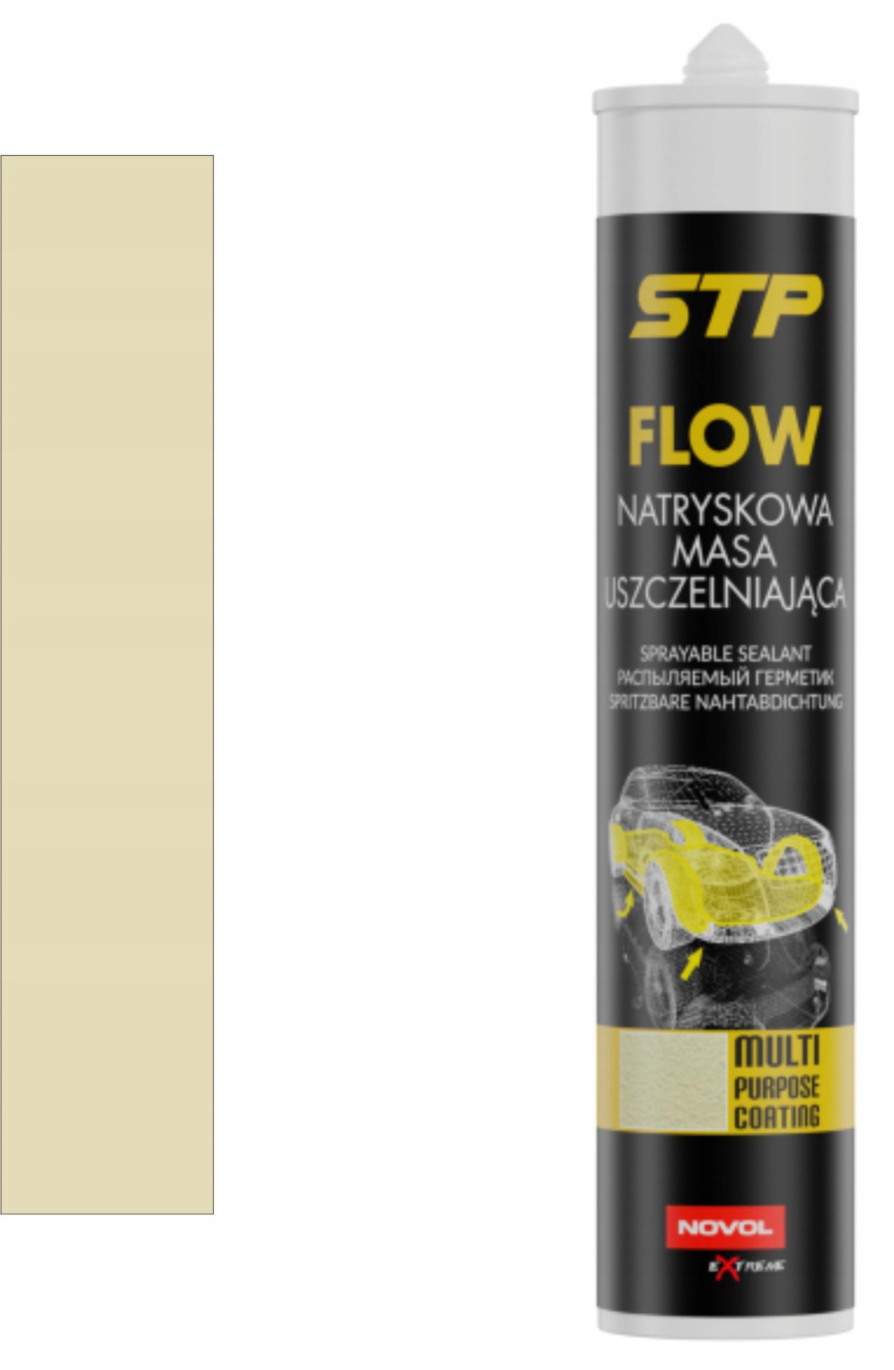 Novol Masa Natryskowa Stp Flow 290Ml Beżowa