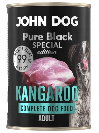 4x JohnDog Pure Black Special Adult klokan 400g