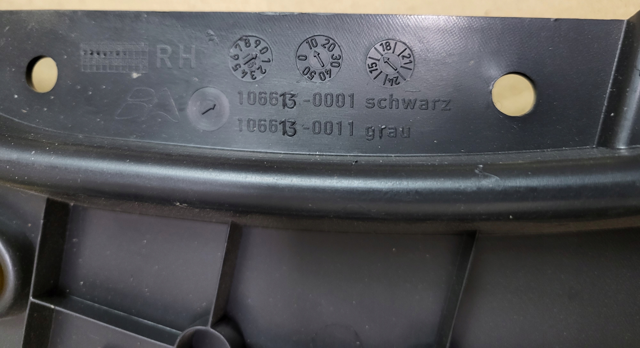side upholstery left rear part DEKOR CHROM MINI COOPER F57 CABRIO OE