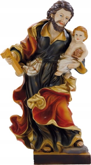 

Figurka Św. Józef Cieśla z Dzieciątkiem Jezus 14cm