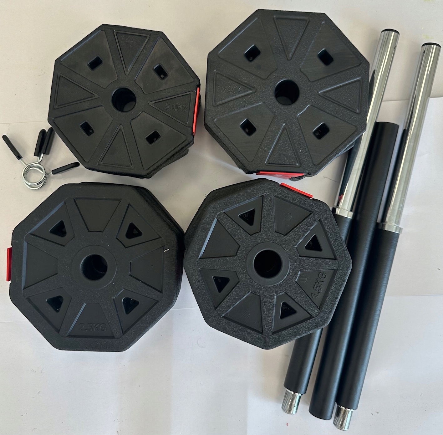 Sztanga Zestaw Do Ćwiczeń 20kg Solidny Training Pump Fitness
