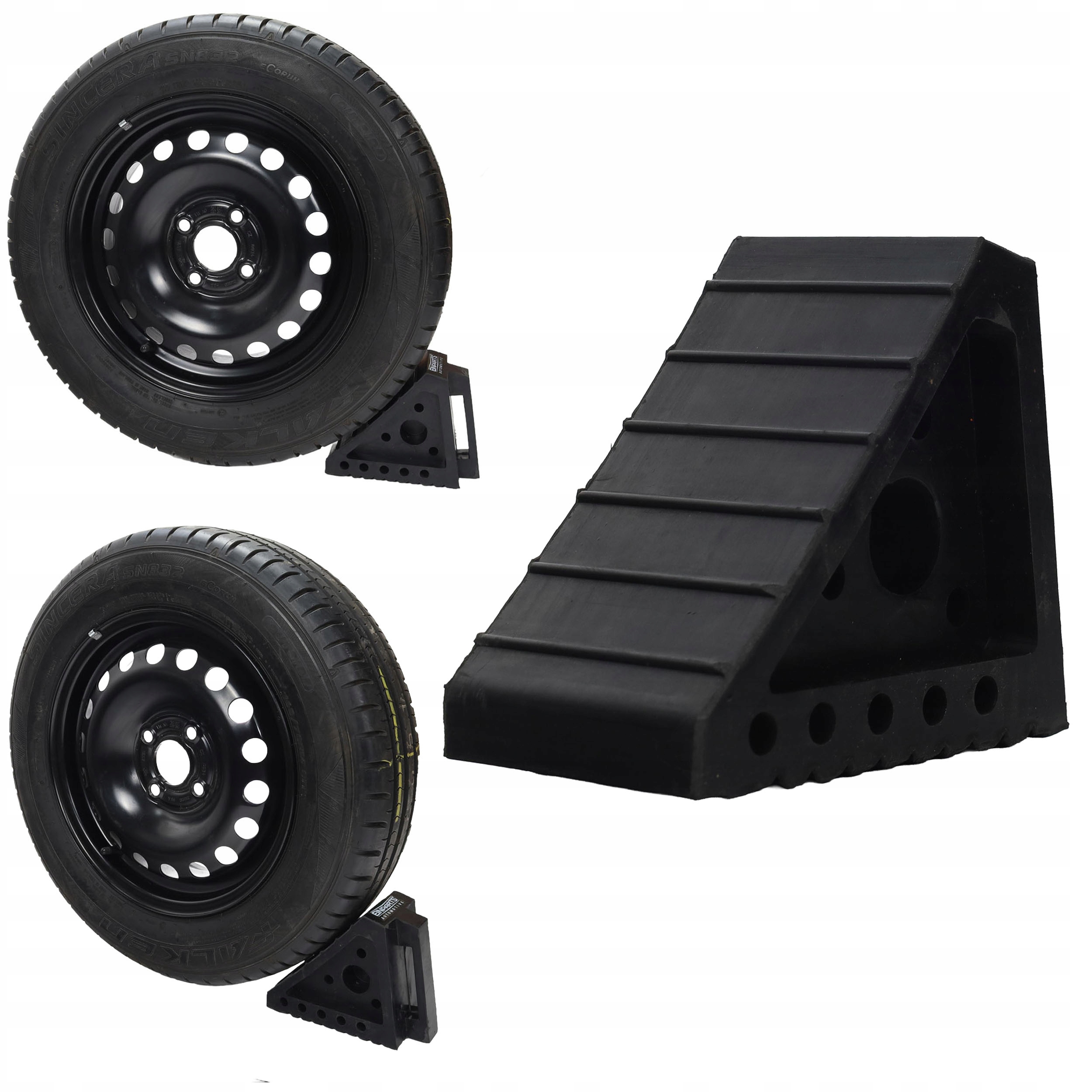 Klín Pod Kolo Gumový Protiskluzový Zámek 1,8T