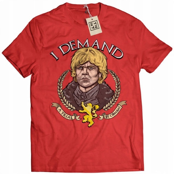 

Koszulka Trial By Combat Tyrion Gra o Tron L