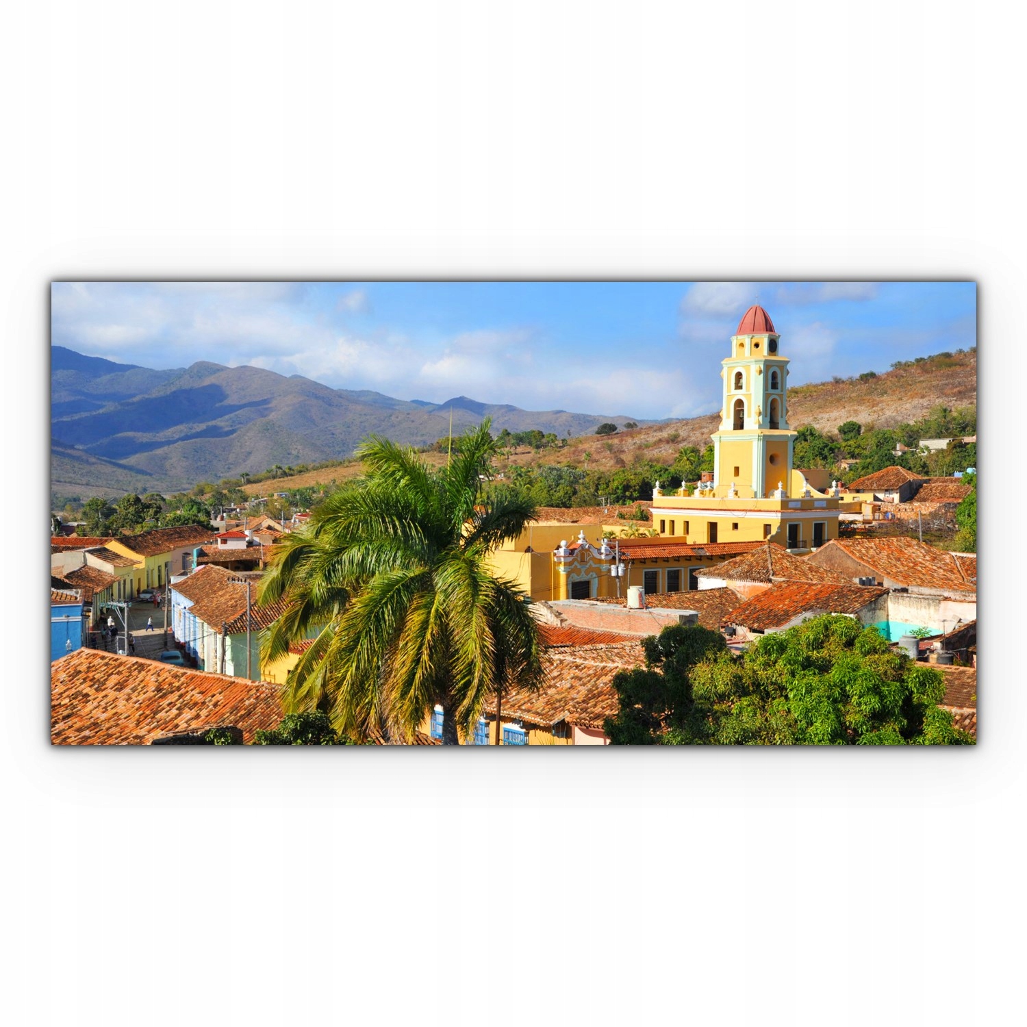 

Canvas do sypialni 140x70 Kościół Góry Krajobraz
