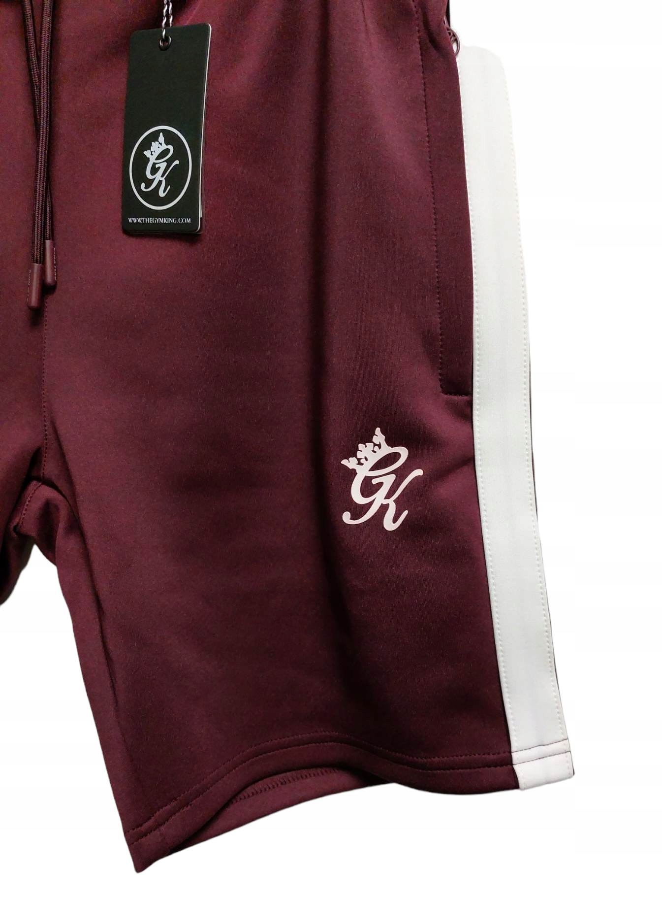 Gym King bordowe szorty defekt XL Rozmiar XL