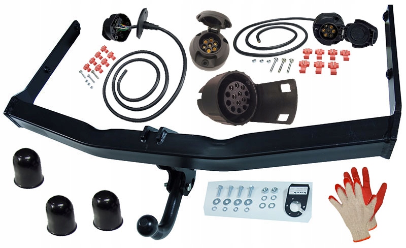 VOLKSWAGEN VW TOURAN2003-2015 I 1T MK1 HAK HOLOWNICZY+WIĄZKA +ADAPTER7PIN13 Rodzaj kuli Odkręcana