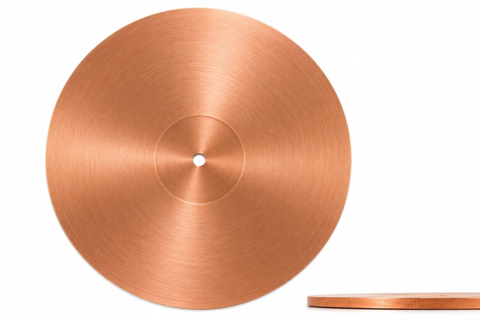 Podložka pro gramofon Micro Seiki style měděná 99,99% 5 mm Vinylspot