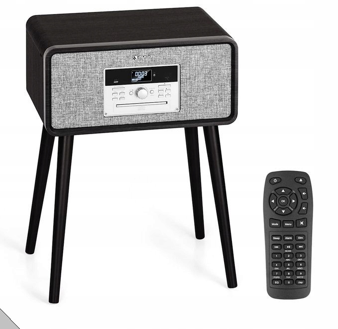 Auna Mary Ann Gramofon Retro + Nogi Radio CD 23-67