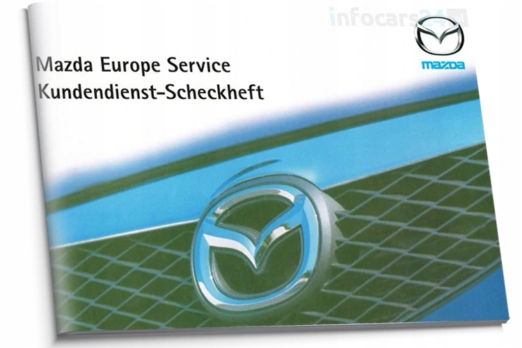 Mazda Německá čistá servisní kniha 2006-10