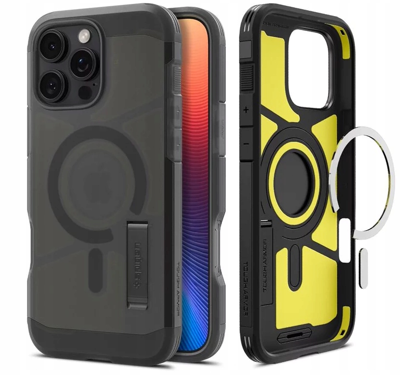 Etui do iPhone 16 Pro, Spigen Tough Armor Mag, case do MagSafe, pancerne