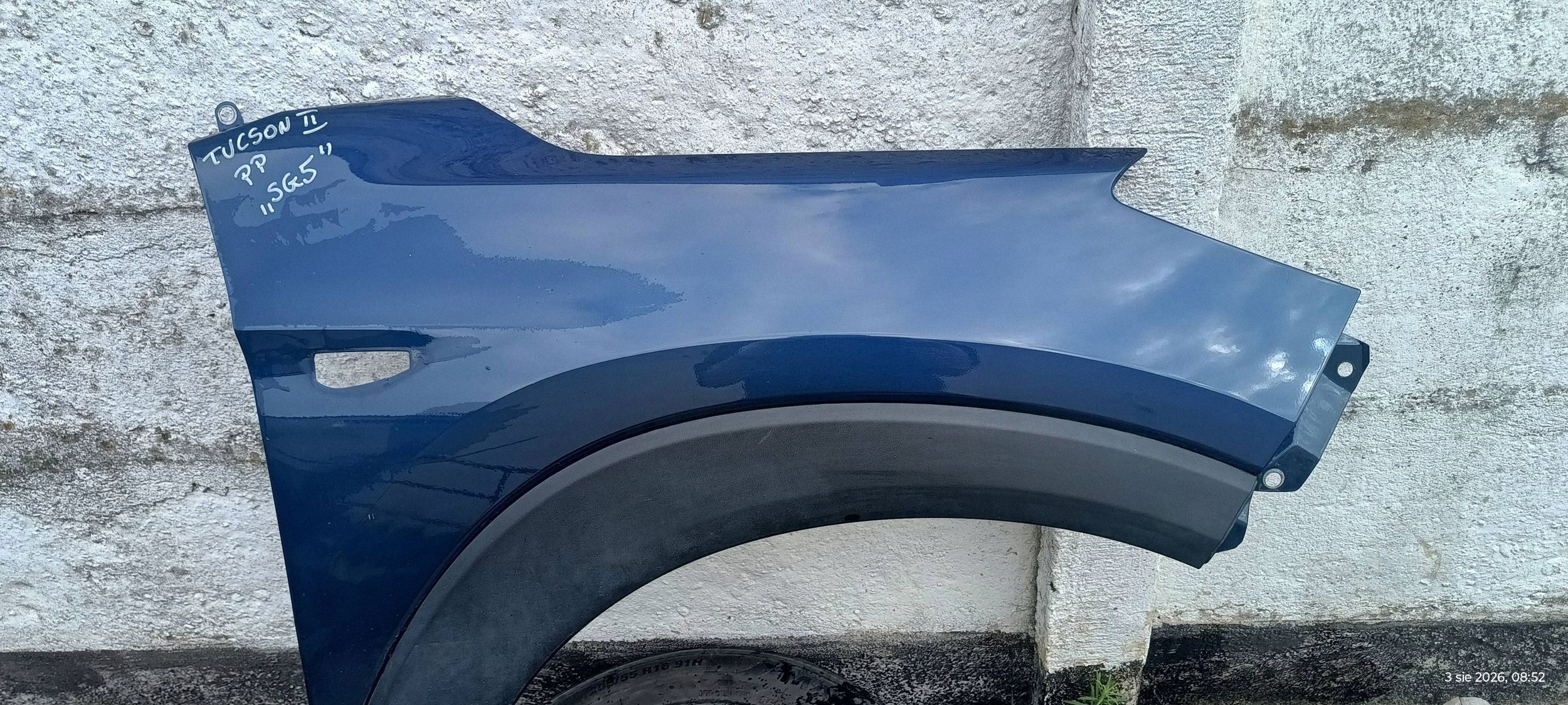 HYUNDAI TUCSON 3 III fender right front right front colour SG5 2015