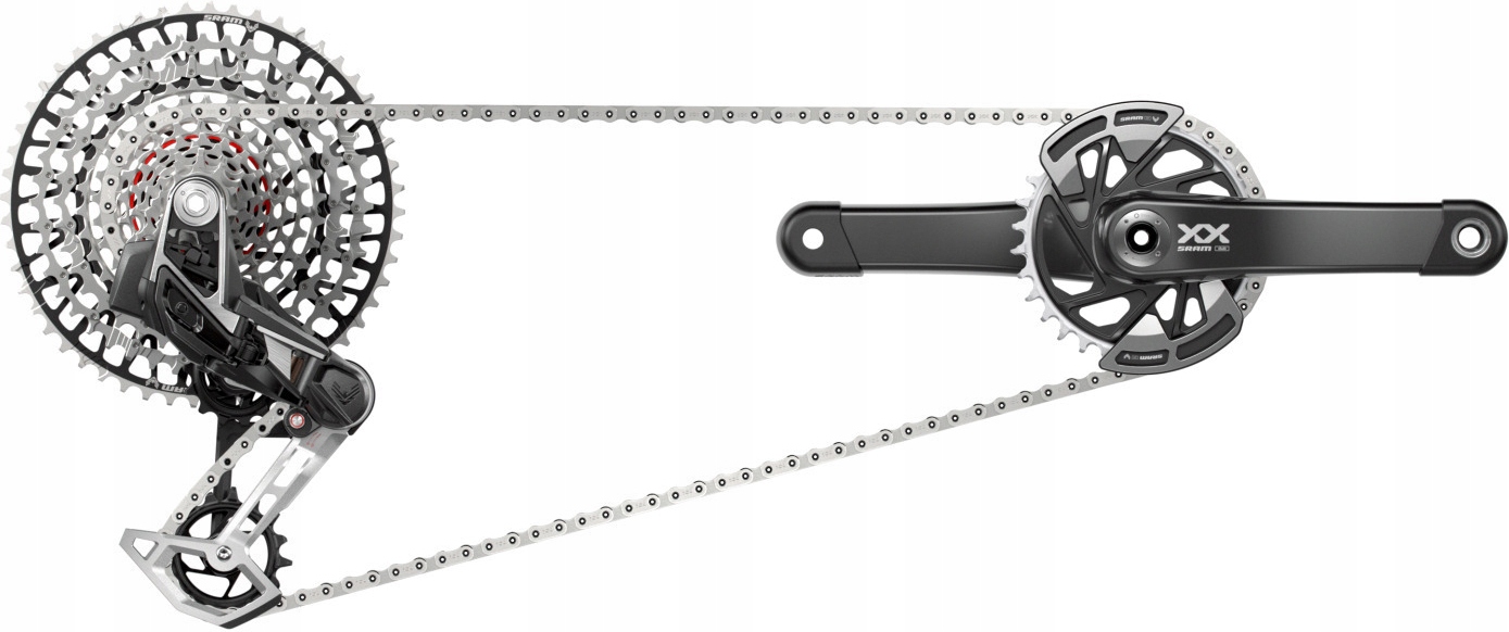 Skupina Sram XX Axs Eagle Transmisson E-mtb 36T/10-52T