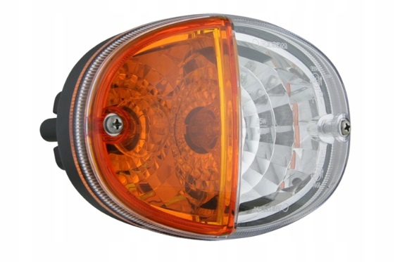 LAMPA PRZEDNIA 2F OWALNA 140X94 Z GNIAZDEM AMP