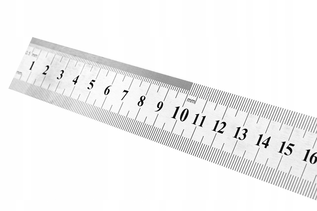 Przymiar liniowy linijka liniał 75cm, stal NEO Szerokość 1 mm