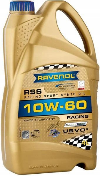 RAVENOL RSS RACING SPORT SYNTO OLEJ SILNIKOWY 10W60 4L