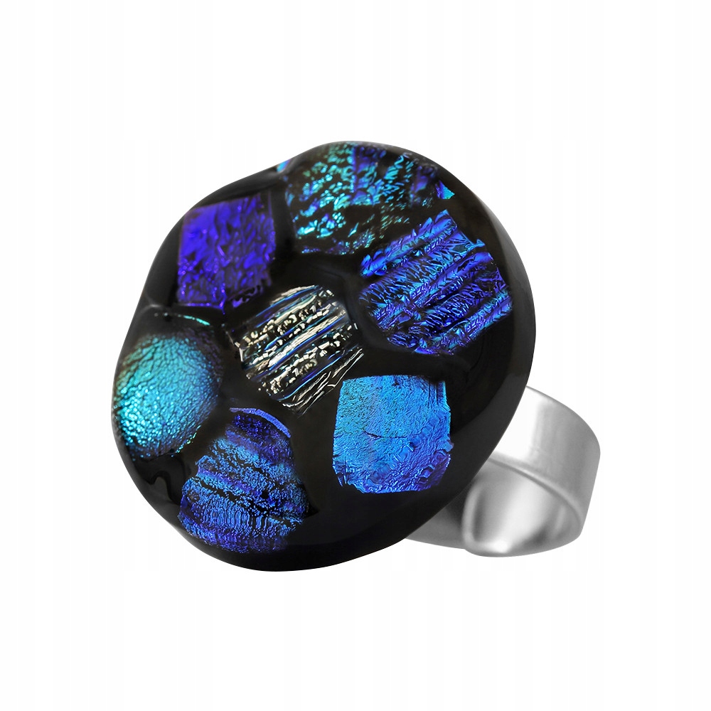 Prstýnek Harf modrý dámský univerzální kroužek