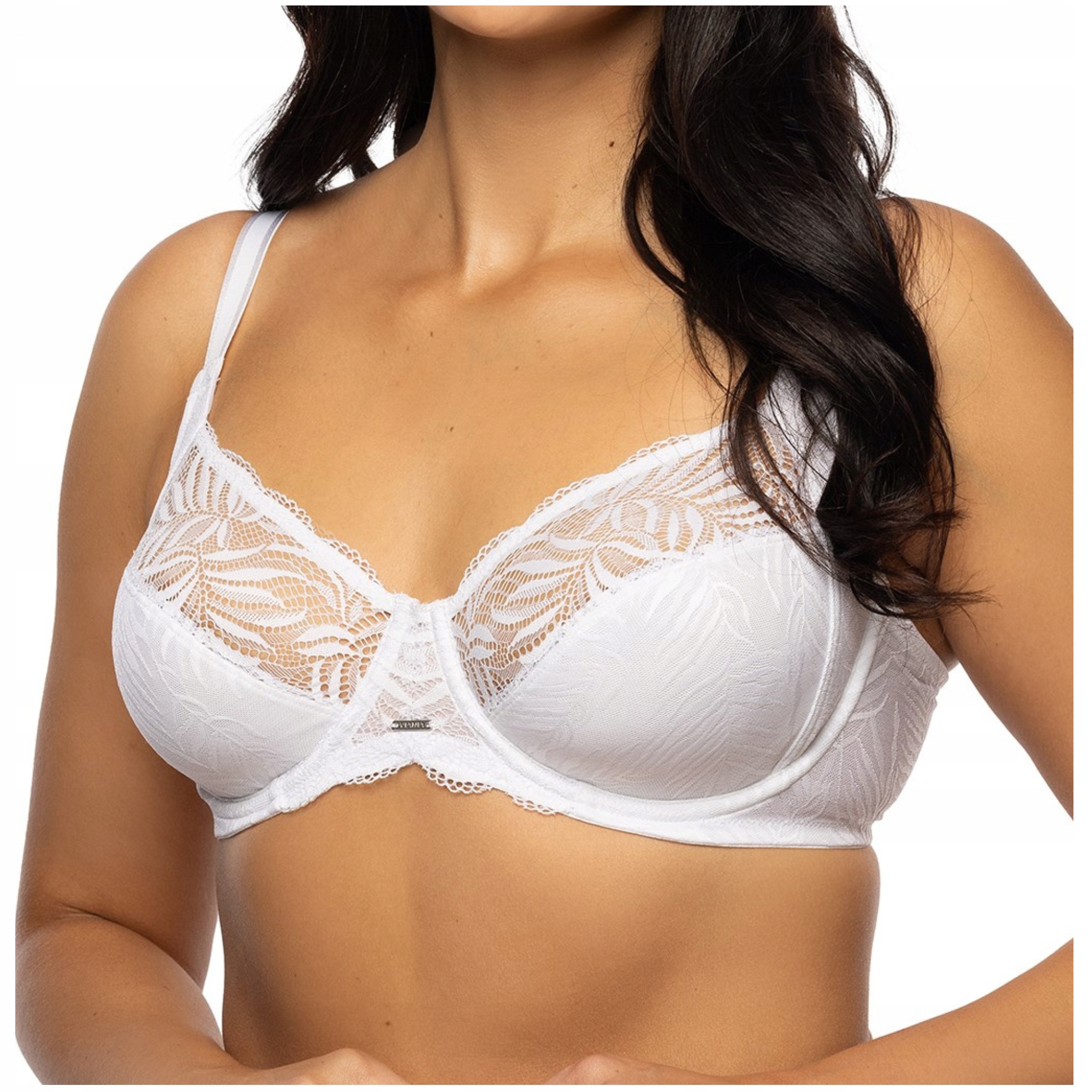 Měkká podprsenka soft pohodlná komfortní Viania Hanna bílá 85F