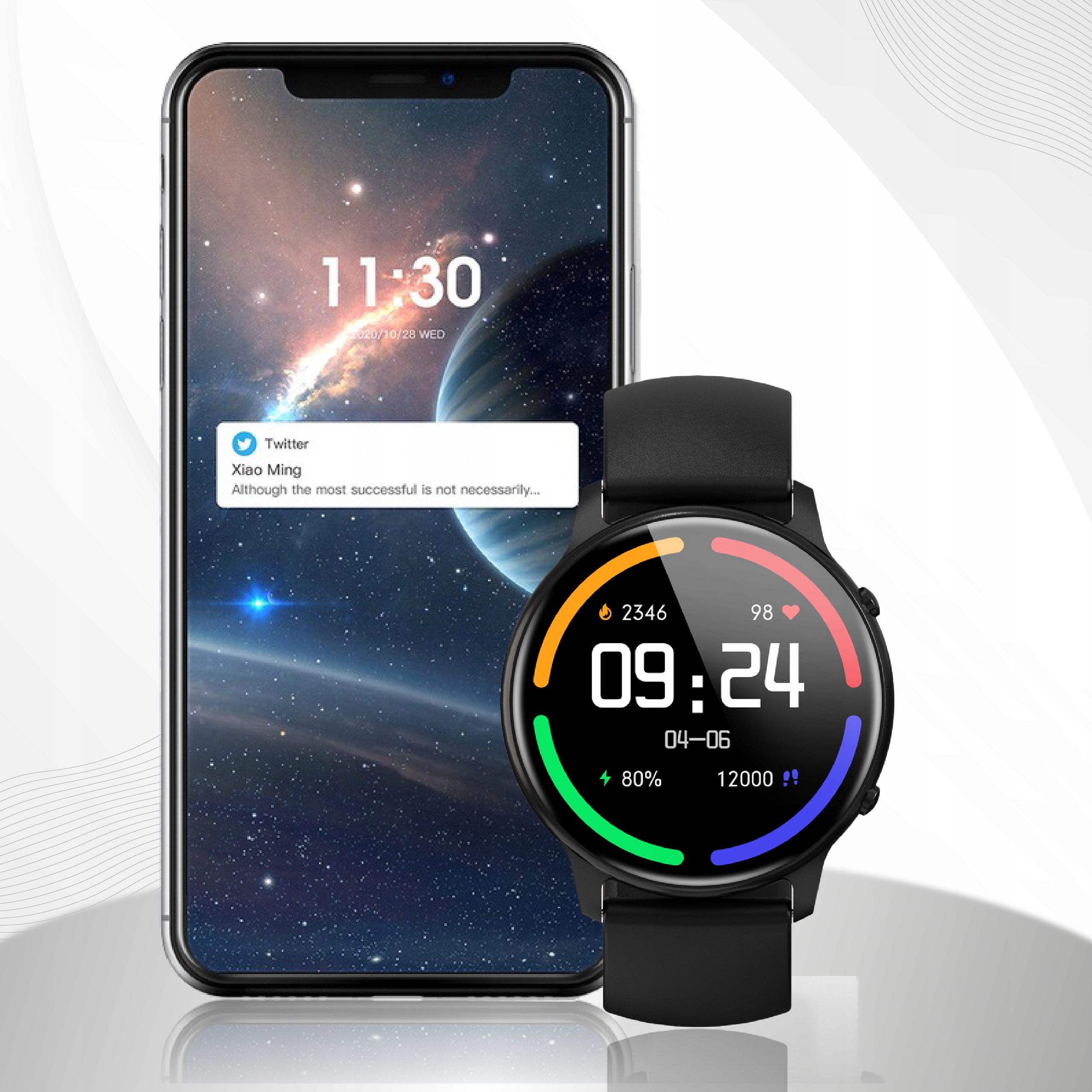 ZEGAREK MĘSKI SMARTWATCH 3D WODOODPORNY MENU POLSKIE POWIADOMIENIA PULS Model Smart Watch