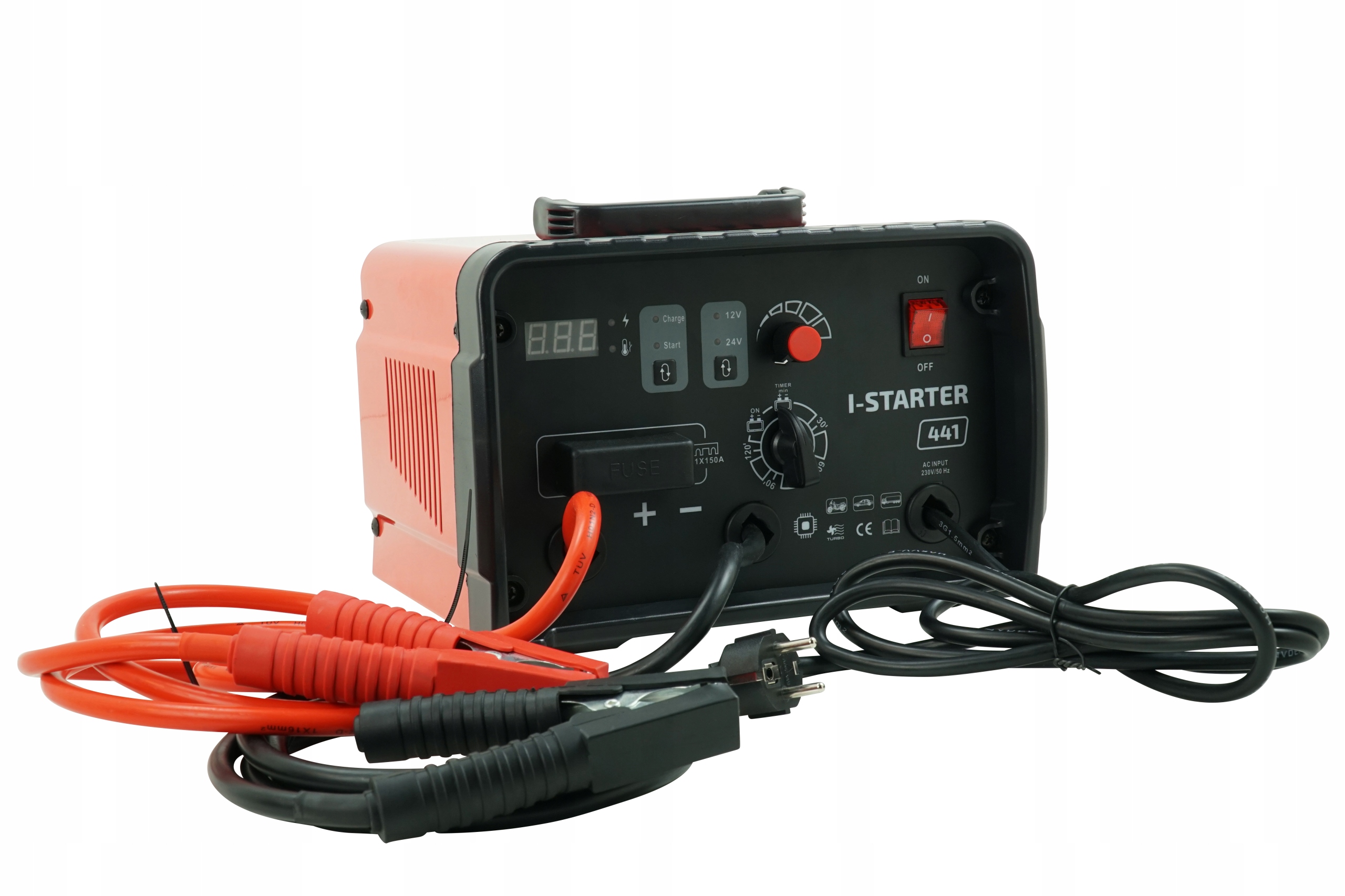 PROSTOWNIK samochodowy z rozruchem IDEAL 12 24 V