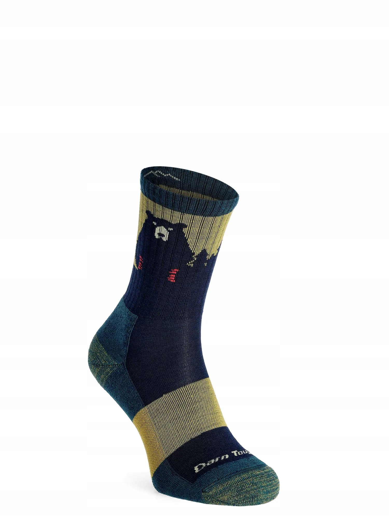 Ponožky Darn Tough Bear Town Micro Crew Lw teal 38-40,5