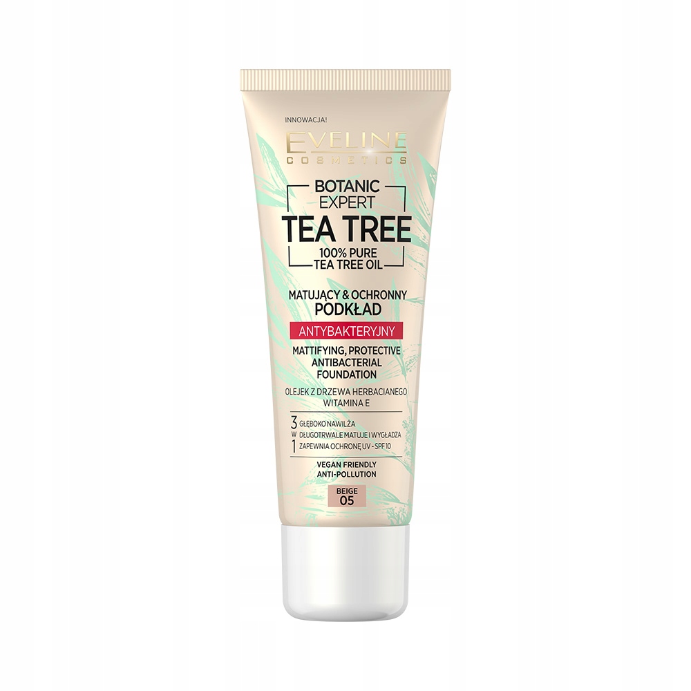 

Eveline Cosmetics Tea Tree matujący podkład No 05