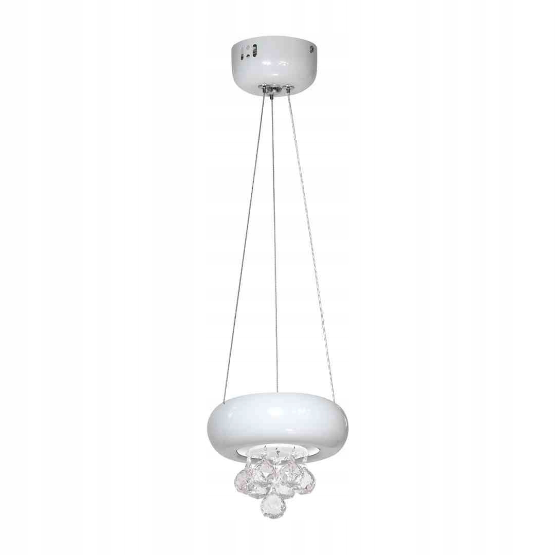 MiLAGRO Závesná lampa Lux Bianco 1X6W Led Stropný luster Osvetlenie
