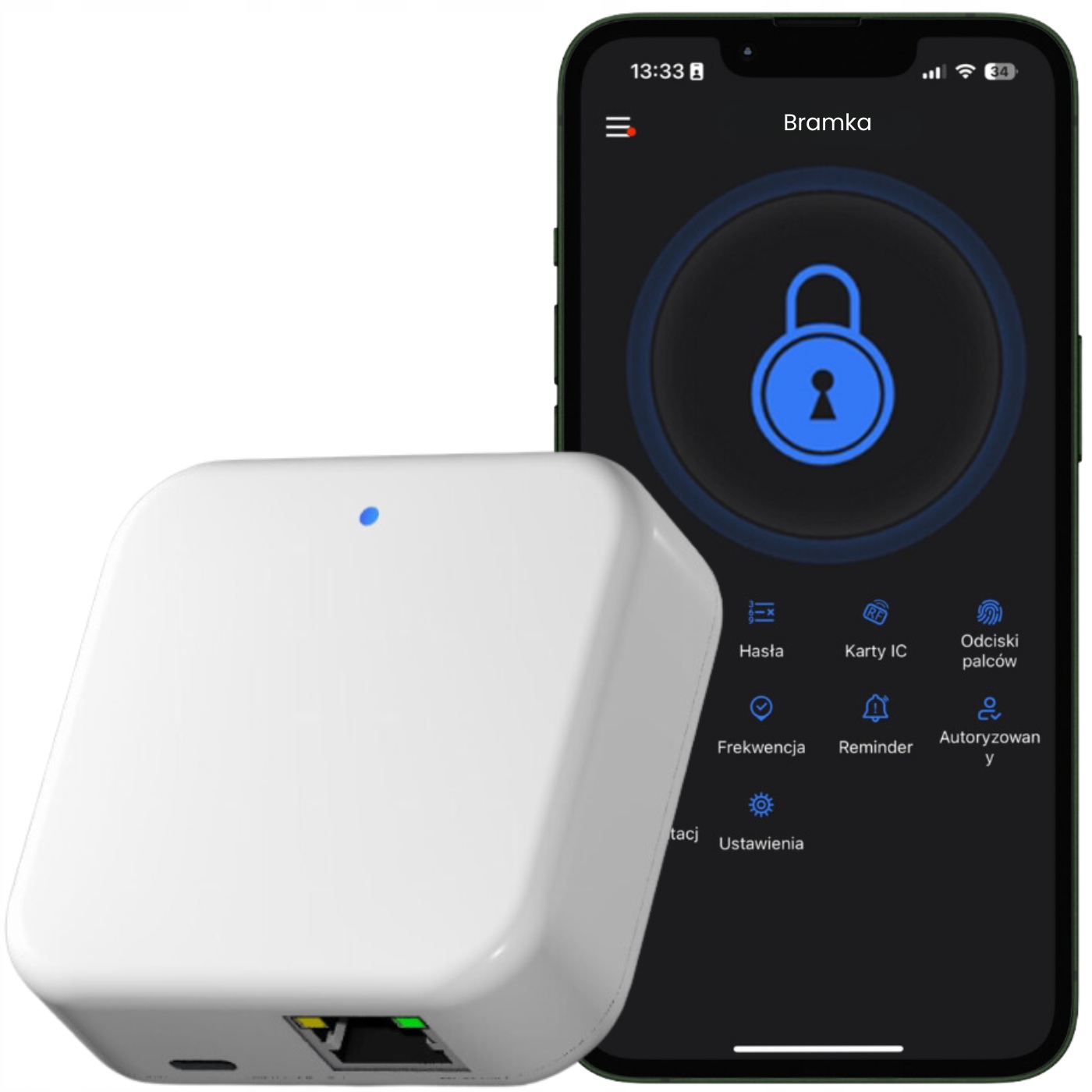 BRÁNA LAN RJ45 TTLOCK G3 POE BLUETOOTH ÚSTŘEDNA PRO ZÁMKY SMARTLOCK HUB ...